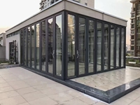 Ventanas Plegables Personalizables de Aleación de Aluminio con Doble Vidrio Templado para Entrada, Sala de Estar y Patio - Fabricadas en China