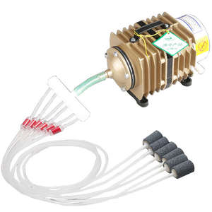 수족관 물고기 휴대용 연못 물 탱크 아코 003 이중 다이어프램 양식 플라스틱 체크 밸브 미니 100 공기 펌프 - Product Image 1