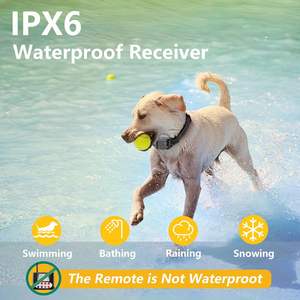 Système de clôture sans fil pour chien Clôture électrique avec grand écran LCD Collier de dressage <span class=keywords><strong>portable</strong></span> pour chien Signal 2.4G Murs pénétrants - Product Image 5