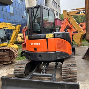 Mini pelleteuse Hitachi ZX50U d'occasion, poids en état de fonctionnement de 5.33 tonnes, avec boîte de vitesses, PLC Core Components - Product Image 3