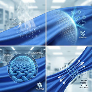 قماش ملابس السباحة المخصص 200 جرام/متر مربع من النايلون والسباندكس المعاد تدويره بشهادة GRS سريع الجفاف مضاد للبكتيريا قماش محبوك لملابس السباحة - Product Image 4