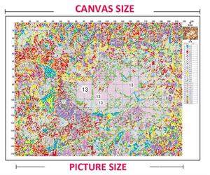 <span class=keywords><strong>Broderie</strong></span> Moderne Européenne Facile en 3D pour Mur, Art Imprimé, 11 CT, 3 Fils, Motif de Point de Croix pour Adultes, Boutiques de Jouets - Product Image 4