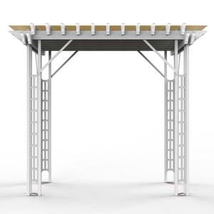 2022 cadre d'arche en vinyle réutilisable, fleurs amovibles personnalisées, décor de jardin extérieur, arbre en pvc, forme de grille, arche de mariage blanche - Product Image 1