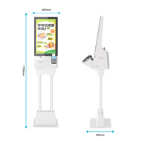 Système de point de vente Android intelligent avec lecteur de codes-barres, écran tactile, caisse enregistreuse, kiosque de restaurant avec SDK pour les restaurants de restauration rapide