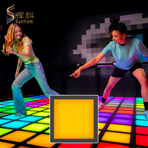 <span class=keywords><strong>Tapis</strong></span> de jeu interactif LED <span class=keywords><strong>RGB</strong></span> pour sol avec contrôle DMX512, indice de protection IP54, pour salles de jeux commerciales - Product Image 1