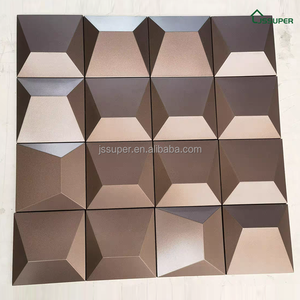 Trois dimensions JSSUPER 3D ciment brique café Restaurant fond ventilateur mural Art étanche carrelage mural - Product Image 5