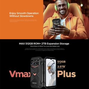Original DOOGEE Vmax Plus 5G teléfono resistente 16GB + 512GB 5G NFC 22000mAh batería 6,58 pulgadas teléfono inteligente desbloqueado - Product Image 6