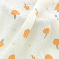 Tissu en mousseline de coton 100% tissé doux, respirant, directement de l'usine, pour vêtements et robes, vente en gros de rouleaux de tissu en mousseline