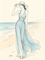 Robe longue bohème personnalisée pour femme, sans manches, pour les vacances à la plage, tenue de plage d'été, fabricant OEM ODM