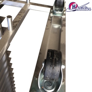 스테인리스 스틸 트레이 트롤리 베이커리 기계 카트 빵 진열 냉각 랙 - Product Image 6