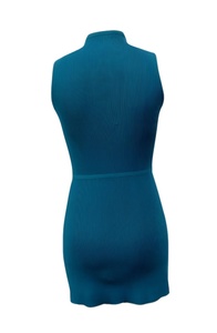 Hot New thiết kế Phụ nữ dài sexy Wedding Guest Party mặc mô hình rắn có thể giặt Knit Dress - Product Image 3