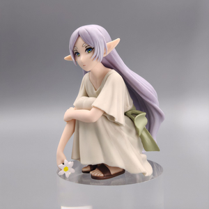 Frieren da "cronache di Frieren" figura di Anime accovacciata: Frieren in pigiama pezzo da esposizione, Desktop Premium. - Product Image 4