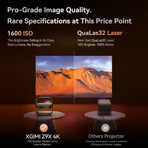 Mini projecteur intelligent portable Z9X 4K, vidéo Android, projecteur, beamer, TV 4K, extérieur, Z9X 4K, projecteur 4K Android 11 1080P Ou - Product Image 4