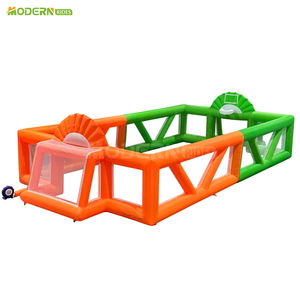 Parco Gonfiabile Sicuro, <span class=keywords><strong>Campo</strong></span> <span class=keywords><strong>da</strong></span> Calcio Balilla Gonfiabile per Esterni in Vendita con Gioco <span class=keywords><strong>di</strong></span> Lancio del Pallone Gonfiabile - Product Image 3