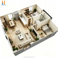 [Nouvelle Innovation] Maison pliante à double aile de 40 pieds avec mur en verre pour un glamping panoramique Zhonghuan Living