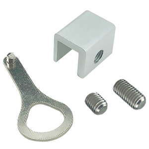Aluminum Alloy Window Lock Clip <b>Sliding</b> <b>Door</b> Limiter Child Safety Anti-Theft Device No Drilling - Product Image 2