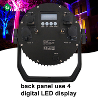 Igreslite 12*18W RGBWAUv 6-en-1 Projecteur LED Par sans fil DMX IP65 Étanche pour extérieur sur batterie pour scène