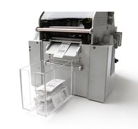 Printer Kartu Hangtag Industri SAKI-SP 300 DPI USB Pencetakan Jaringan untuk Pakaian Barcode Struk Karton