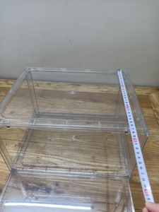 Оптовая продажа, прозрачные кроссовки, коробка для хранения обуви, акриловая коробка для обуви - Product Image 5