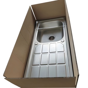 Lavello Portatile Smontabile in Acciaio Inox a Vasca Singola Autoportante Non Poroso per Giardino Cucina <span class=keywords><strong>Bagno</strong></span> per Uso Esterno/Interno - Product Image 6