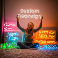 Enseigne néon LED publicitaire de haute qualité, personnalisable pour l'éclairage de mariage, la décoration directionnelle, étanche IP67, couleurs personnalisées