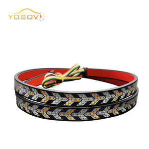 Yosovlamp <span class=keywords><strong>48</strong></span> pouces haute luminosité voiture clignotant bande lumineuse de frein 12V-24V avertissement de course pour y compris Golf Versa <span class=keywords><strong>Tucson</strong></span> - Product Image 1