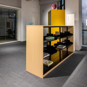 Armoire de rangement moderne en panneaux de bois <span class=keywords><strong>MFC</strong></span> avec hauteur réglable pour le bureau, l'école, l'atelier, le bureau à domicile, le rangement de dossiers - Product Image 2
