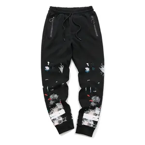 Estilo coreano casual harén hombres jogging pantalones largos