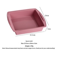 Ensemble d'outils de cuisson en silicone pour moules à gâteaux, pour four domestique, pour pain de mie, biscuits, pâtisseries, moules à muffins, couleur unie