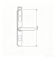 Cerradura Electrónica Inteligente RFID de Acero Inoxidable para Puerta de Madera, con Almacenamiento Local y Seguridad, en Varios Colores, para Hoteles
