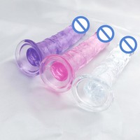 Dildo de Gelatina Suave y Realista, Dildo Pequeño para Punto G, Juguetes Sexuales para Principiantes, Placer Sexual Anal para Mujeres