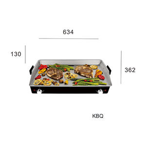 Grill <span class=keywords><strong>Raclette</strong></span> Coréen Certifié ETL Prise US Barbecue Électrique Intérieur Plaque Antiadhésive PTFE Conception Détachable 1800W - Product Image 6