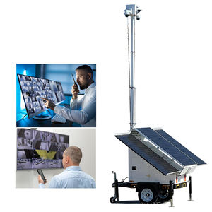 Caméra solaire sans fil 360° pour la sécurité des remorques, surveillance hors réseau, entrepôts, tours de surveillance - Product Image 3