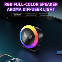 Lampe d'ambiance LED USB RGB à commande vocale pour voiture, avec capteur de son, diffuseur d'arômes, rythme lumineux, en ABS, décoration automobile créative, vente en gros