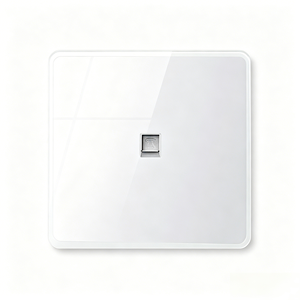 Interrupteur mural intelligent Tuya, panneau tactile en verre trempé, 10A 230V IP20, design minimaliste, contrôle Wi-Fi, 1 voie - Product Image 1