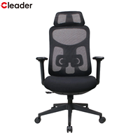 Chaise de bureau ergonomique moderne et confortable, chaise de direction grise entièrement en mesh pour bureau, Sillas De Oficina Reclinechair