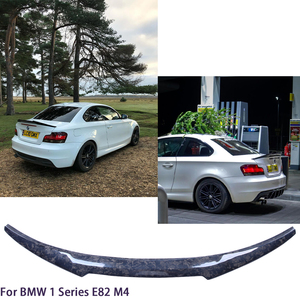 สปอยเลอร์หลังคาร์บอนไฟเบอร์ทรง M4 สำหรับรถ BMW ซีรีส์ 1 E82 คูเป้/ซีดาน ปี 2007-2013 - Product Image 1
