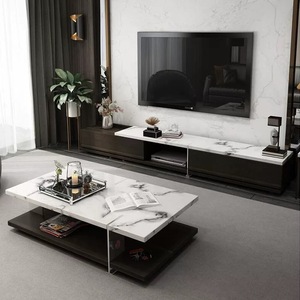 Tavolino <span class=keywords><strong>da</strong></span> Caffè Estensibile <span class=keywords><strong>in</strong></span> <span class=keywords><strong>Legno</strong></span> Moderno <span class=keywords><strong>e</strong></span> Semplice <span class=keywords><strong>e</strong></span> Mobile TV per Soggiorno Arredamento Casa - Product Image 2