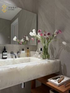 Chậu rửa mặt đá <span class=keywords><strong>Onyx</strong></span> hiện đại cao cấp YUSHI, mặt đá tự nhiên bóng mờ, tấm lớn, dành cho biệt thự, khách sạn, mẫu mới phổ biến, bàn đảo trong nhà - Product Image 6