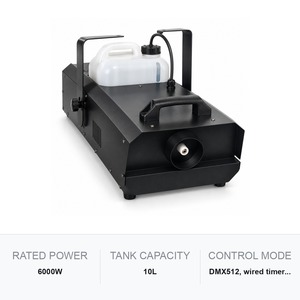 <b>Fog</b> <b>Machine</b> 6000W Touring Smoke <b>Machine</b> 10L Tank DMX512 High Output 32A Input for Arena Concert and Outdoor Festival - Product Image 5