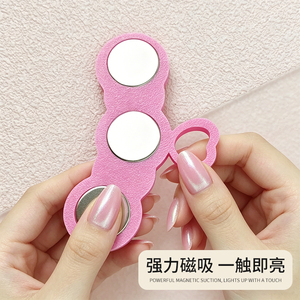 Ensemble de stylos aimantés pour ongles effet œil de chat 3 en 1 avec guides magnétiques circulaires pour vernis gel effet œil de chat - Product Image 3