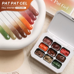 JTING Nueva Colección de Esmaltes de Uñas en Gel para Otoño/Invierno, 9 Colores, Colección Pat Pat Gel Polish, Libre de TPO y HEMA, Suministros para Arte de Uñas, OEM ODM - Product Image 1
