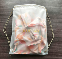 Sac à dos en plastique givré EVA personnalisé pas cher avec cordon de serrage pour vêtements et logo – Vente en gros
