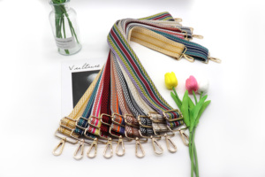 Dây Đeo Vai Rộng Dệt Nhiều Màu Khác Nhau Dây Đeo Túi Có Sọc Nhiều Màu Dây Đeo Túi Đeo Chéo Dài Điều Chỉnh Được - Product Image 5