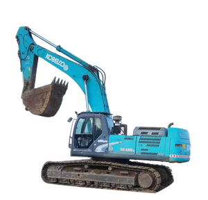 Excavadora Hidráulica Kobelco SK480LC de 48 Toneladas, Excavadora Kobelco con Cucharón de Excavación, Equipo Pesado Usado - Product Image 1