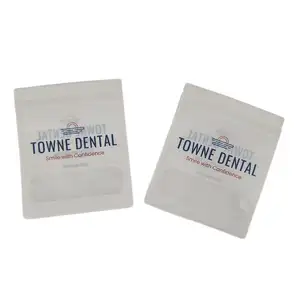 Customized Small Zipper Bags Medical Grade Dispensing Envelopes Pharmacy Pill Teeth Clear Aligner Packaging Bags