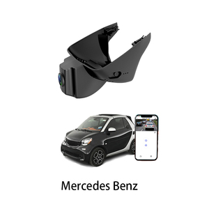 Dash Cam HD 4K per <span class=keywords><strong>Mercedes</strong></span>-Benz Smart (W453/2014-2022) Fortwo Forfour con Due Obiettivi DVR Anteriori e Posteriori, GPS, Plug and Play - Product Image 1