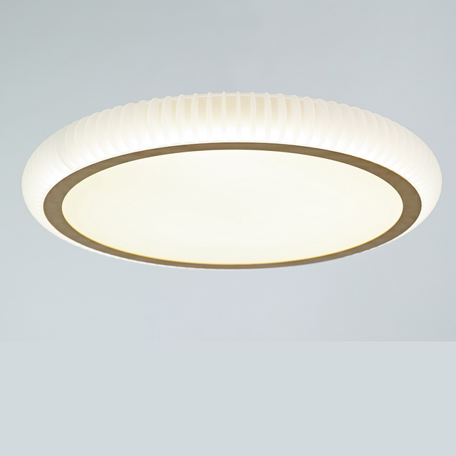 Modern Luxury LED Ceiling Light for Hotel Bedrooms and Living Rooms Circular Acrylic Cover with Three Color Variable Lighting