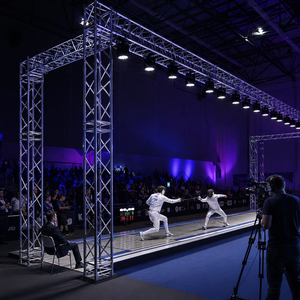 Sistema de Estructura de Truss Circular para Escenarios de Conciertos al Aire Libre, Truss de Aluminio para Eventos, Fábrica de Truss - Product Image 3