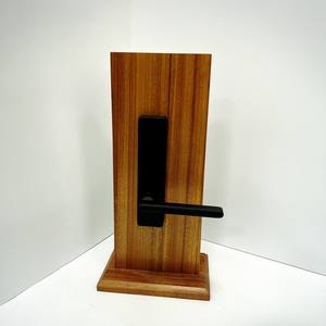 Juego de Cerradura de Embutir de Alta Gama con Placa Rectangular de Aleación de Zinc Negro y Palanca para Puerta Interior de Madera Blanca - Product Image 5